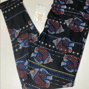 UNICORN! NWT LuLaRoe Leggings Angel Fish TC Black